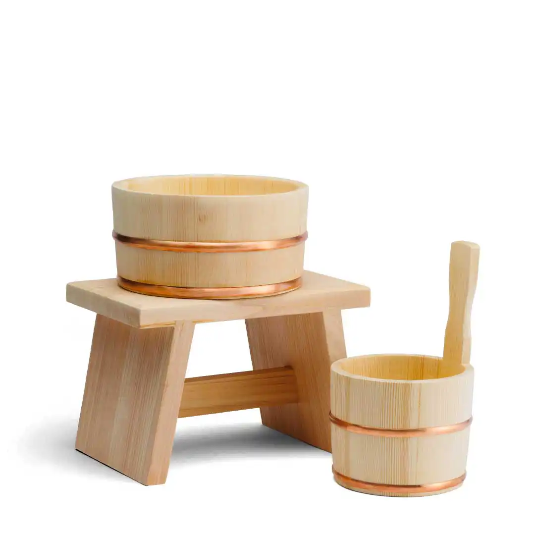 風呂桶3点セット（椹）