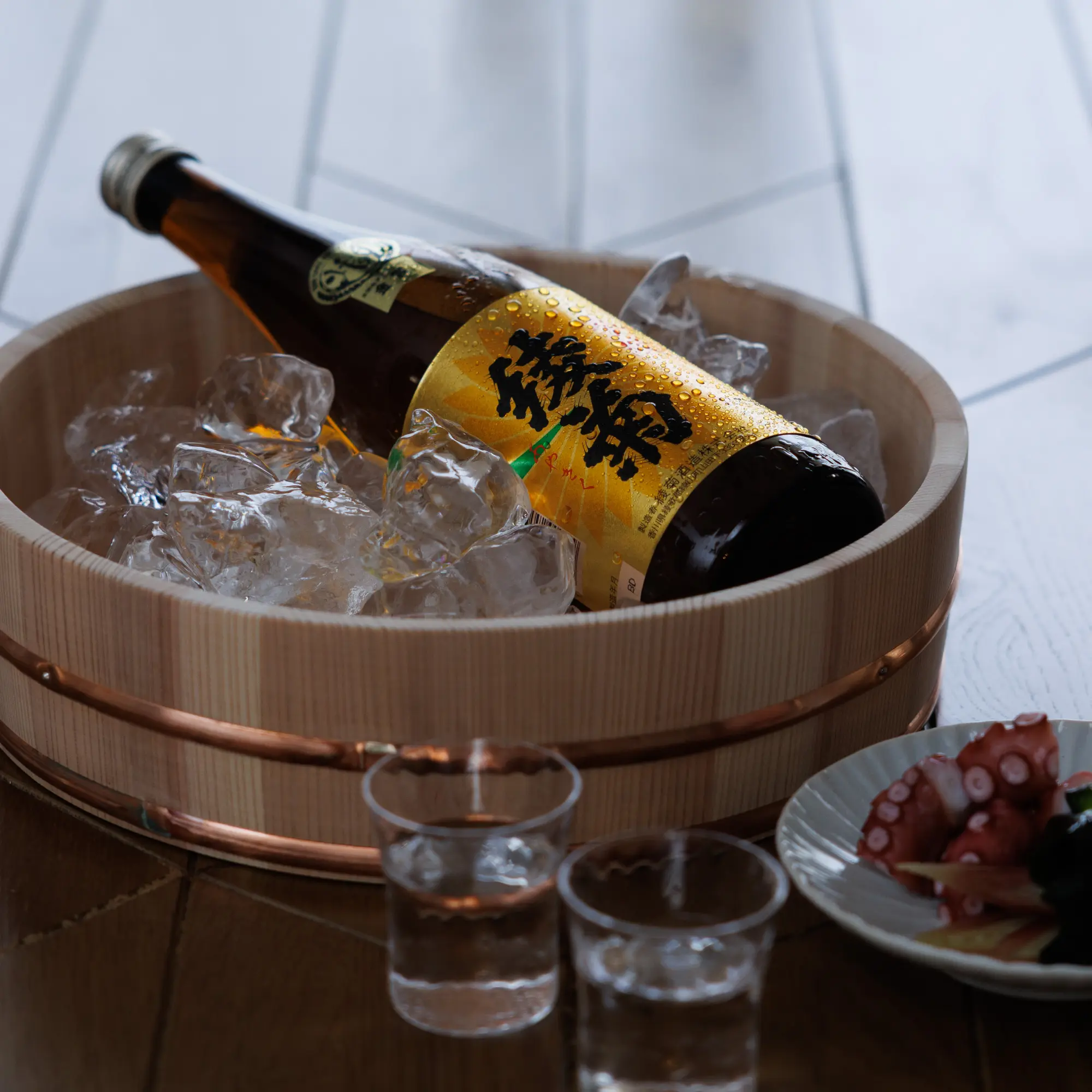 すし桶 12号 5合 （国産赤白杉）