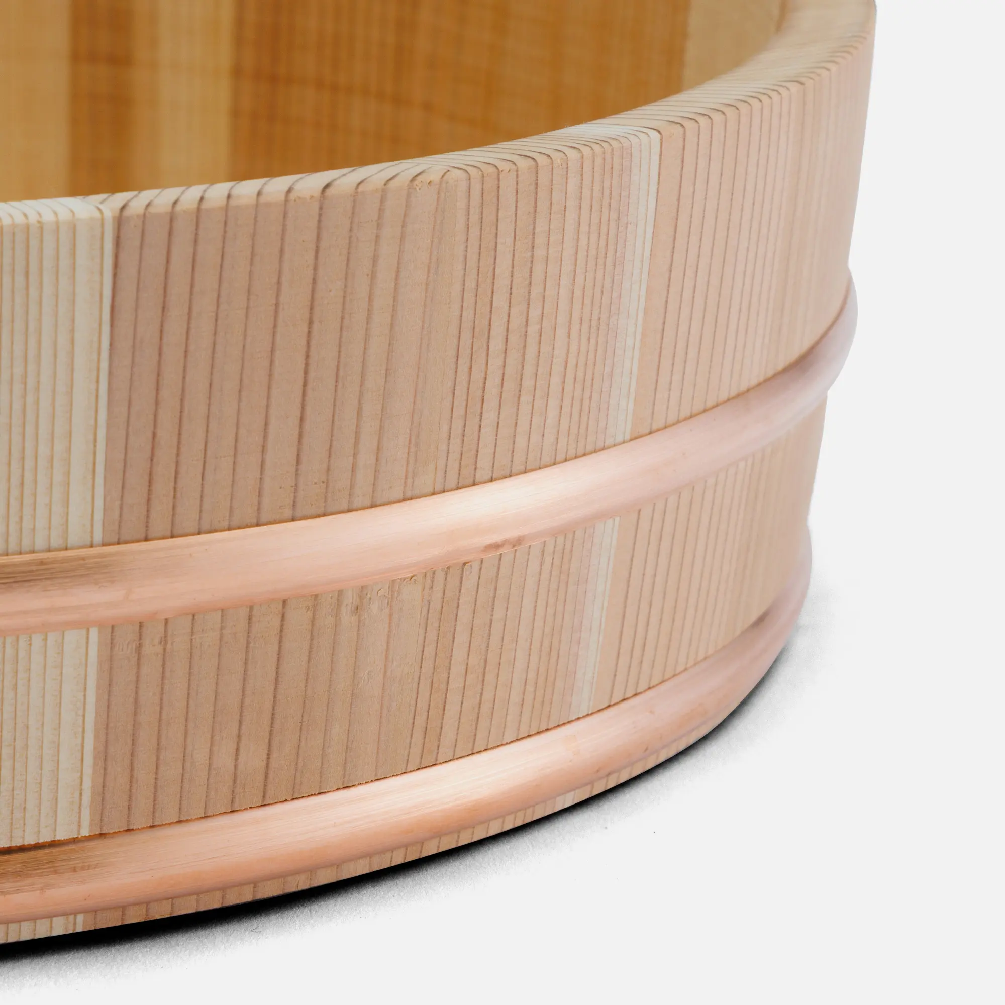 すし桶 12号 5合 （国産赤白杉）